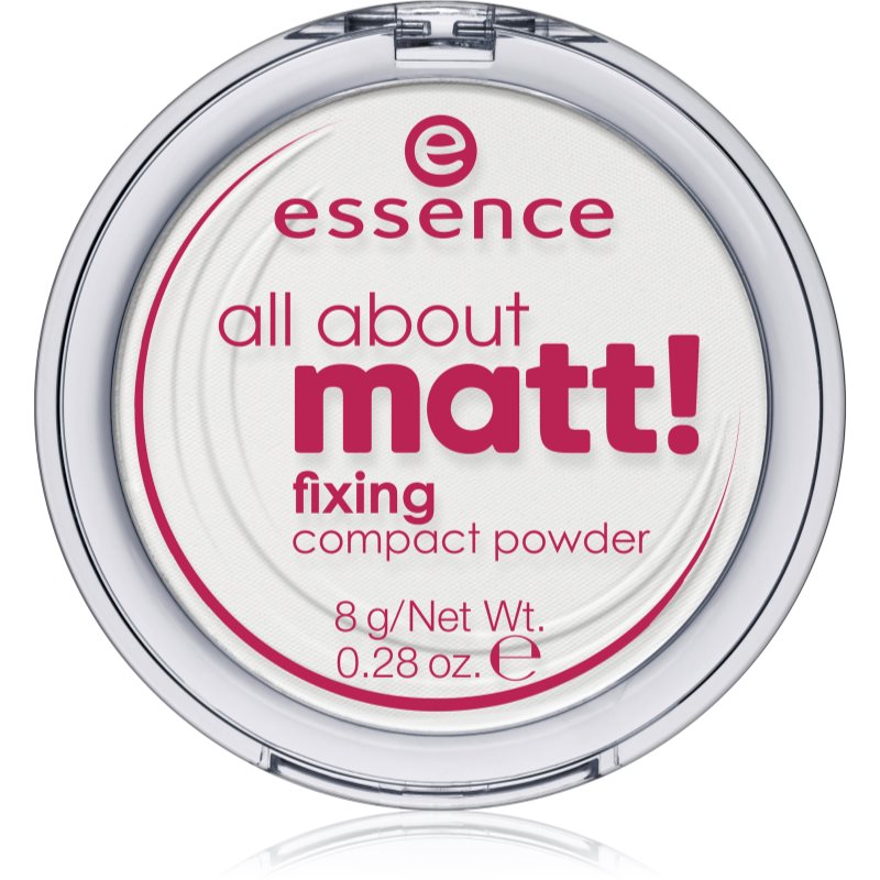 Essence All About Matt! Átlátszó kompakt powder 8 g