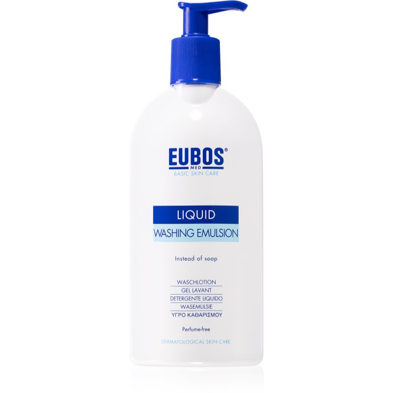 Eubos Basic Skin Care Blue emulsão de limpeza sem perfume 400 ml