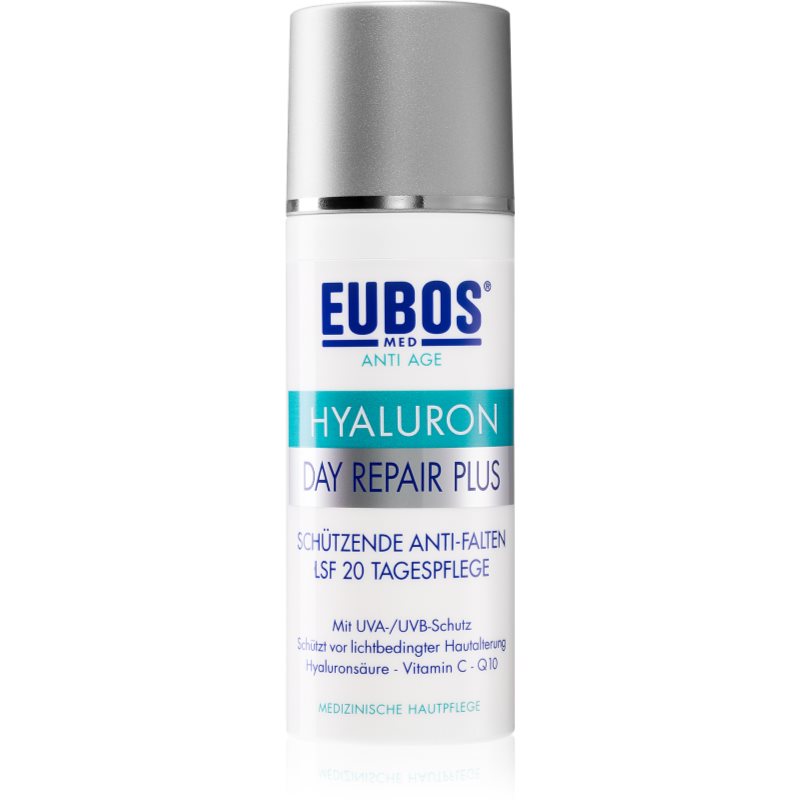 Eubos Hyaluron schützende Creme gegen Hautalterung SPF 20 50 ml