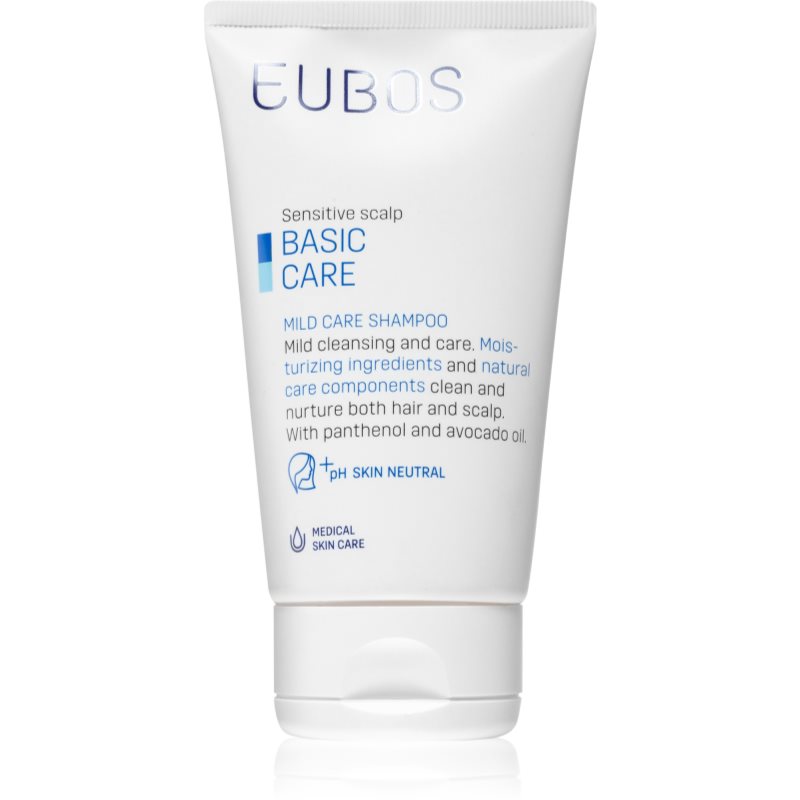 Eubos Basic Skin Care Mild finom állagú sampon mindennapi használatra 150 ml