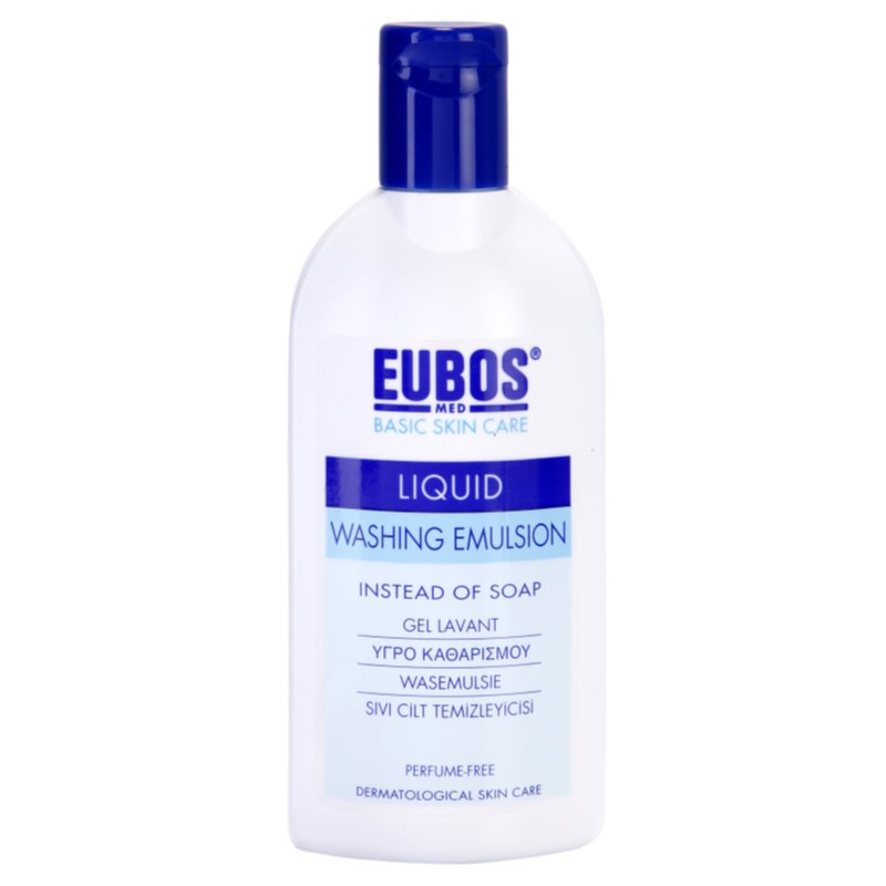 Eubos Basic Skin Care Blue emulsão de limpeza sem perfume 200 ml