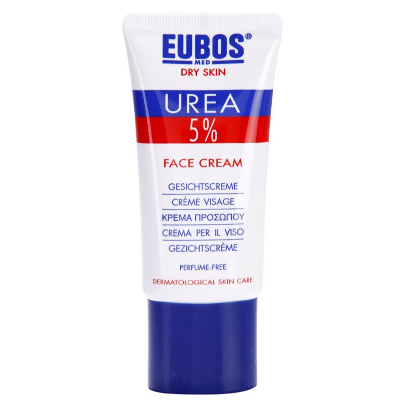Eubos Dry Skin Urea 5% creme intensivo hidratante para rosto 50 ml