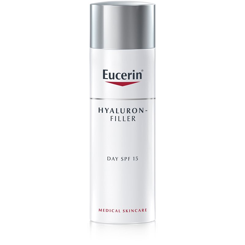 Eucerin Hyaluron-Filler Tagescreme gegen Falten für normale Haut und Mischhaut SPF 15  50 ml