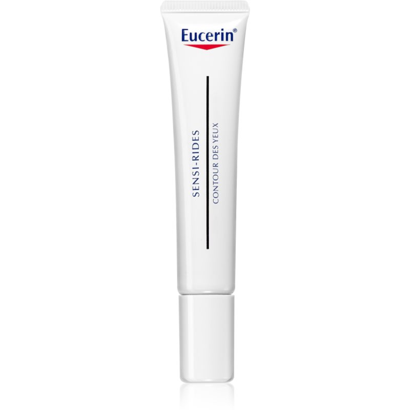 Eucerin Sensi-Rides crema para contorno de ojos para corrección de arrugas SPF 6  15 ml