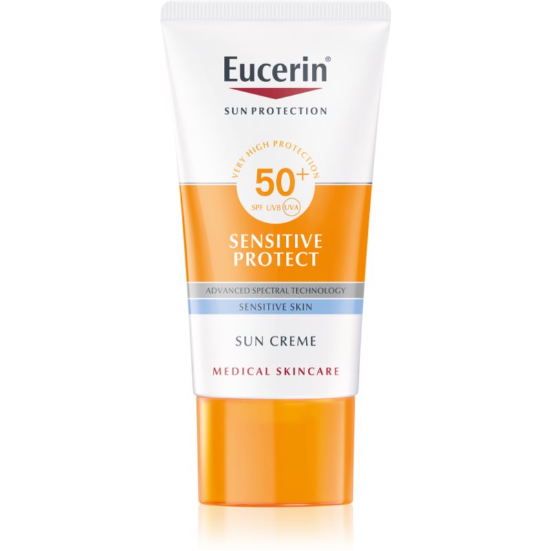 Eucerin Sun Sensitive Protect защитен крем за лице SPF 50+ 50 мл.