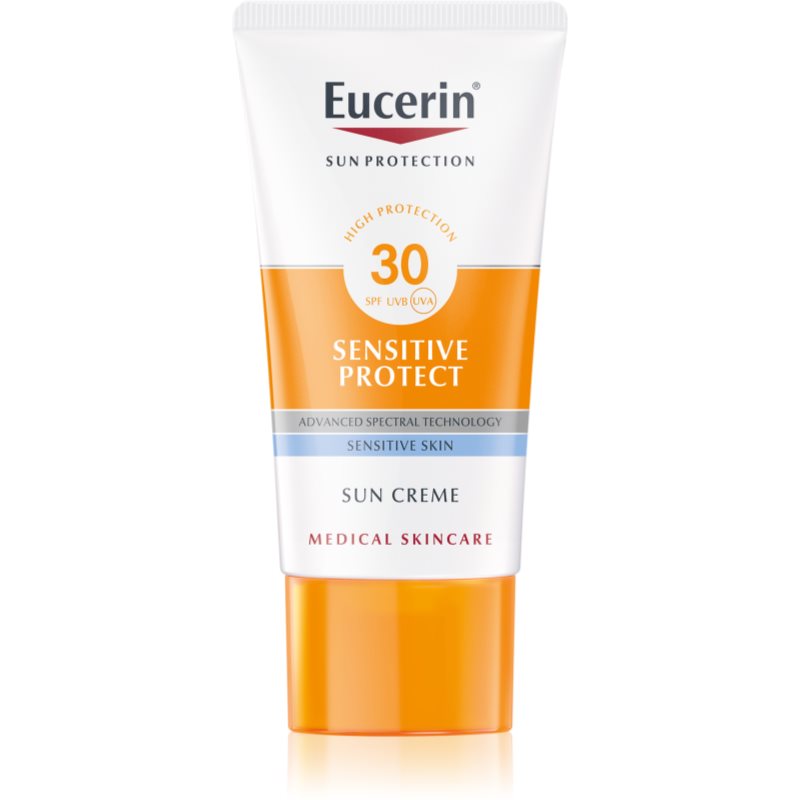 Eucerin Sun Sensitive Protect védőkrém az egész arcra SPF 30 50 ml