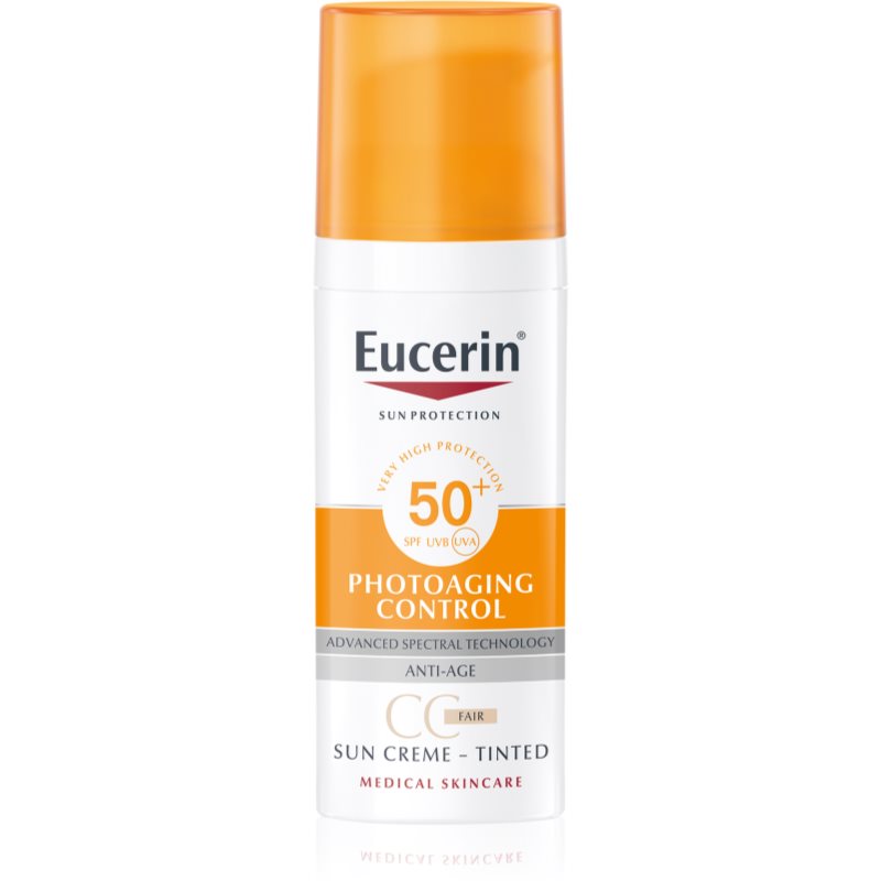 Eucerin Sun Photoaging Control crema CC con protección solar SPF 50+ tono Fair 50 ml