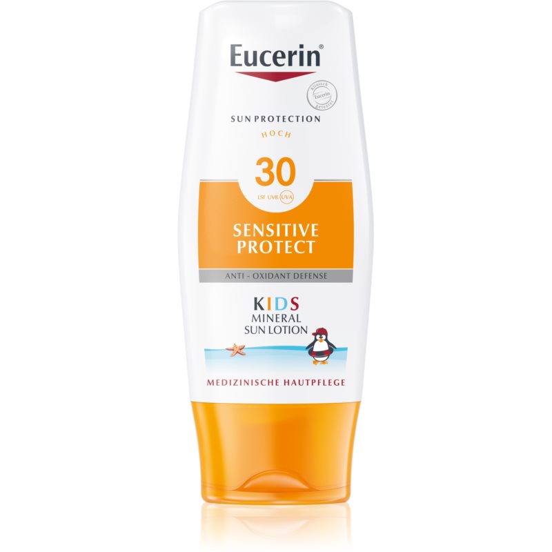 Eucerin Sun Kids loção protetora com micropigmentos para crianças  SPF 30 150 ml