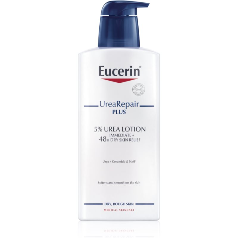 Eucerin UreaRepair PLUS leite corporal para pele seca 5% Urea 400 ml