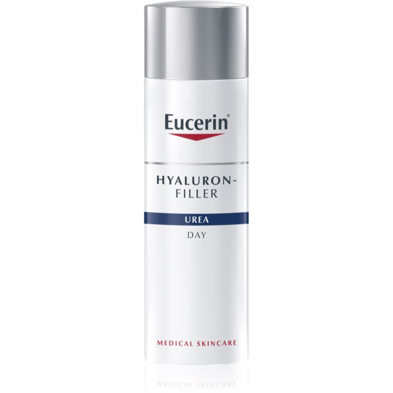 Eucerin Hyaluron-Filler Urea creme de dia antirrugas para pele muito seca 50 ml