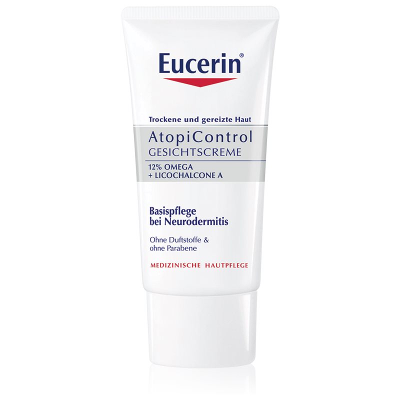 Eucerin AtopiControl die beruhigende Creme für trockene und juckende Haut im Gesicht 50 ml