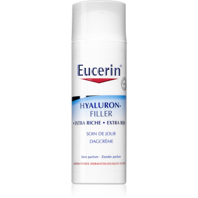 Eucerin Hyaluron-Filler Tagescreme gegen Falten für trockene bis sehr trockene Haut 50 ml