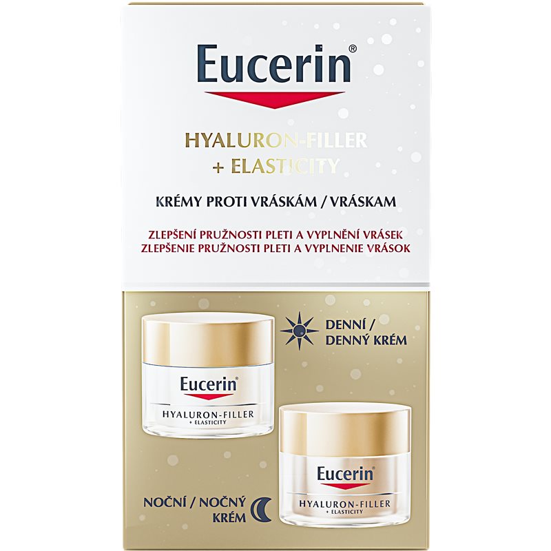 Eucerin Hyaluron-Filler + Elasticity подаръчен комплект II. (против стареене и за стягане на кожата) за жени