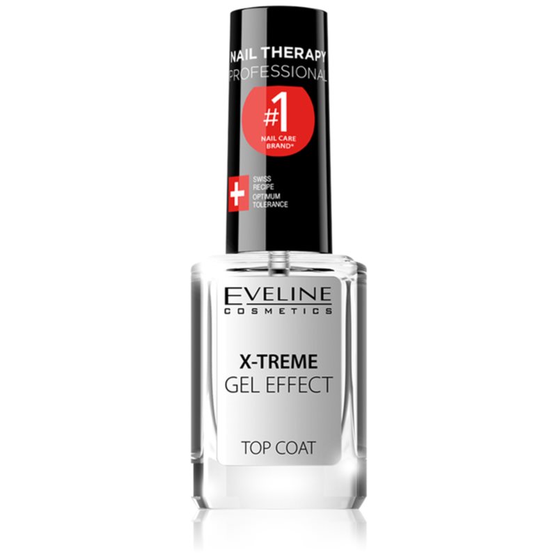 Eveline Cosmetics Nail Therapy покривен лак за нокти за блясък 12 мл.