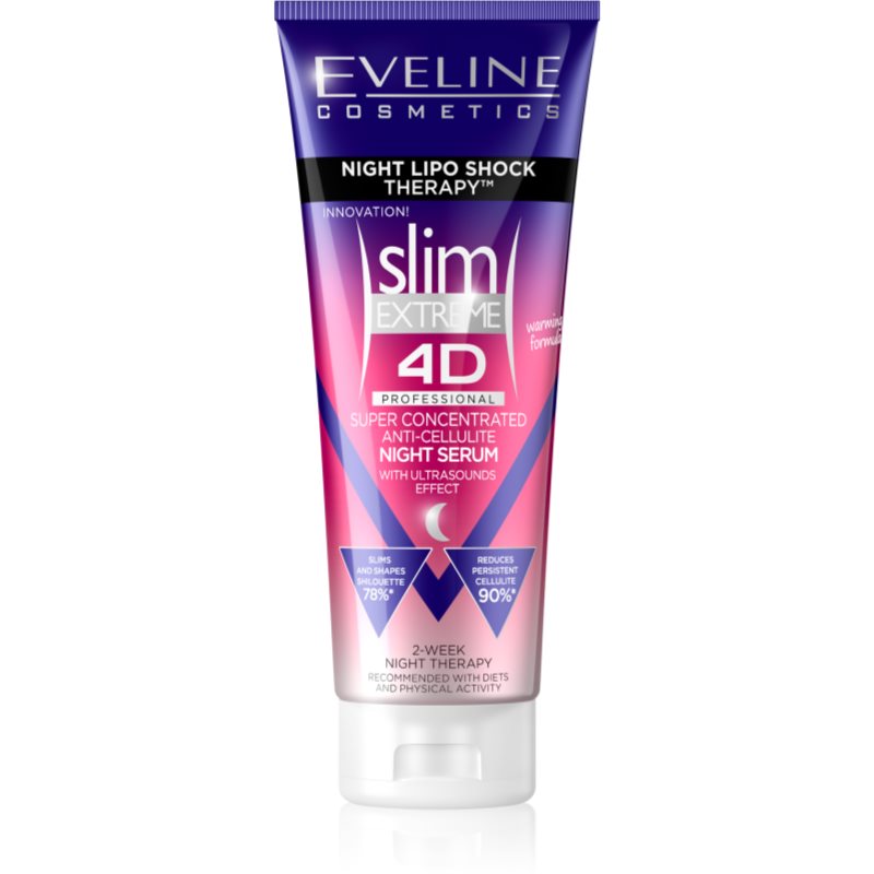 Eveline Cosmetics Slim Extreme sérum de noche super concentrado con efecto calor 250 ml