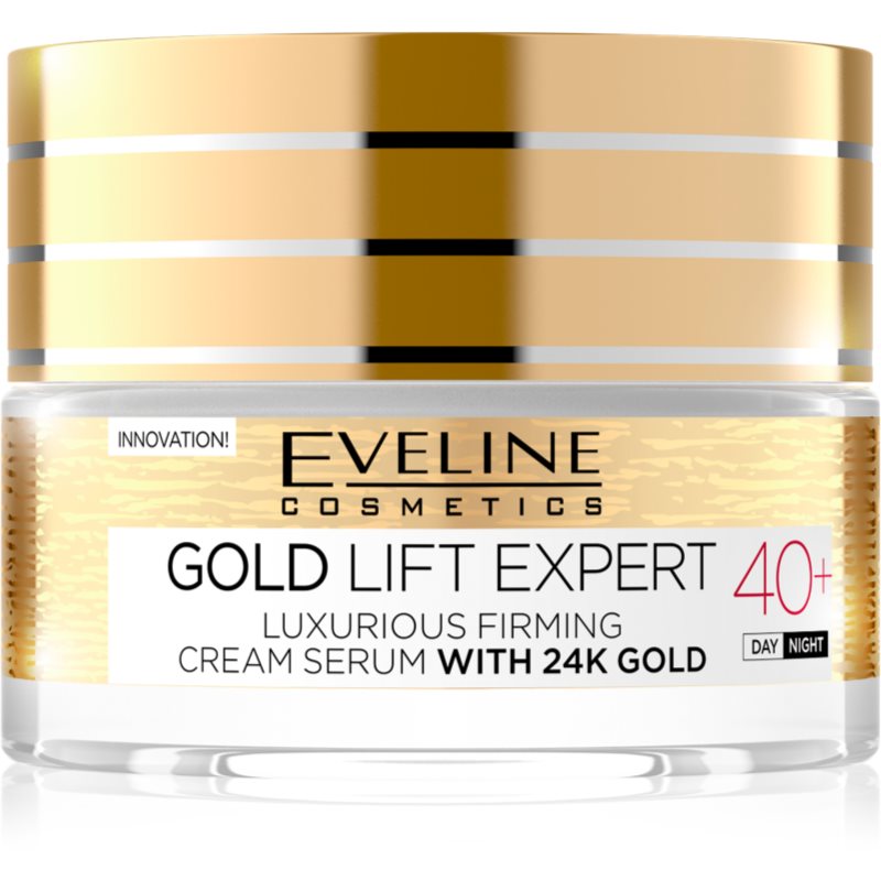 Eveline Cosmetics Gold Lift Expert creme de luxo de firmeza com ouro 24 de quilates 50 ml