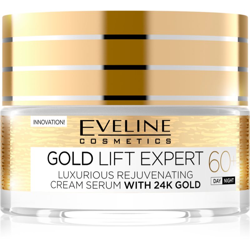 Eveline Cosmetics Gold Lift Expert crema de día y noche 60+ con efecto rejuvenecedor 50 ml