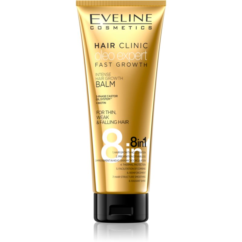 Eveline Cosmetics Oleo Expert balsam wzmacniający i przyspieszający wzrost włosów 250 ml