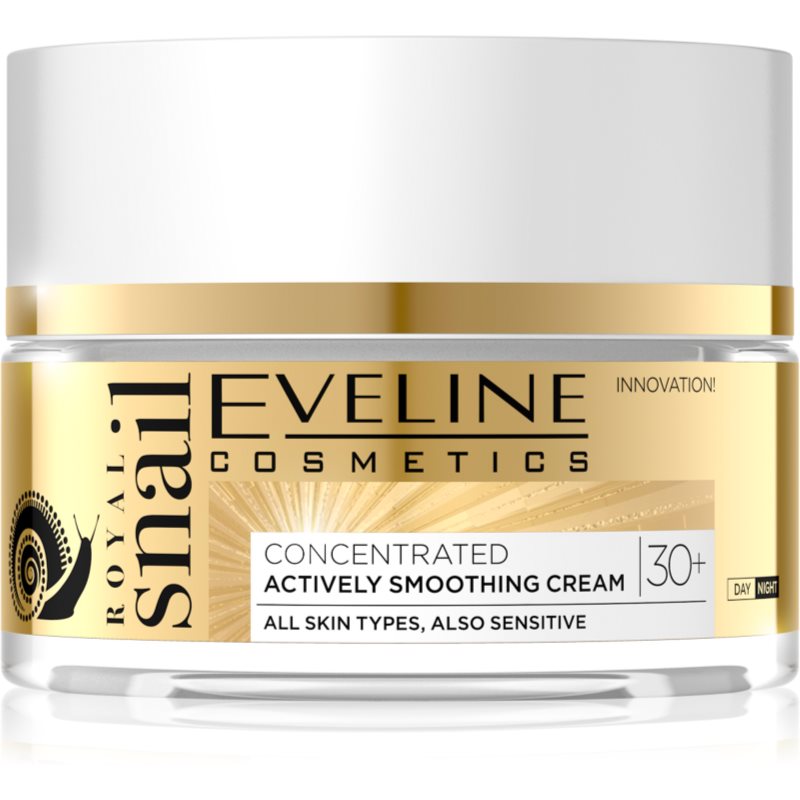Eveline Cosmetics Royal Snail creme de dia e de noite suavizante 30+ 50 ml