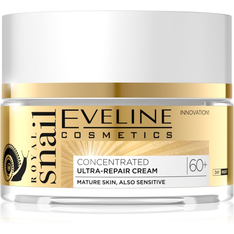 Eveline Cosmetics Royal Snail creme de dia e noite + 60 com efeito rejuvenescedor 50 ml