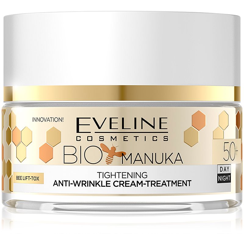 Eveline Cosmetics Bio Manuka creme reafirmante e de suavização  50+ 50 ml