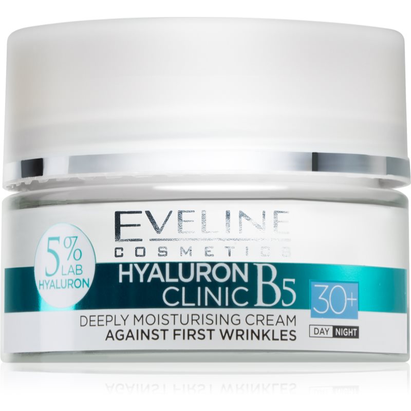 Eveline Cosmetics Hyaluron Expert creme de dia e noite  30+ SPF 8  50 ml