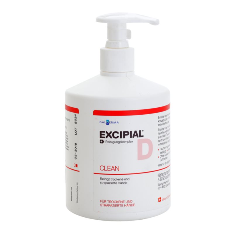 Excipial D Clean sabonete suave para mãos 500 ml