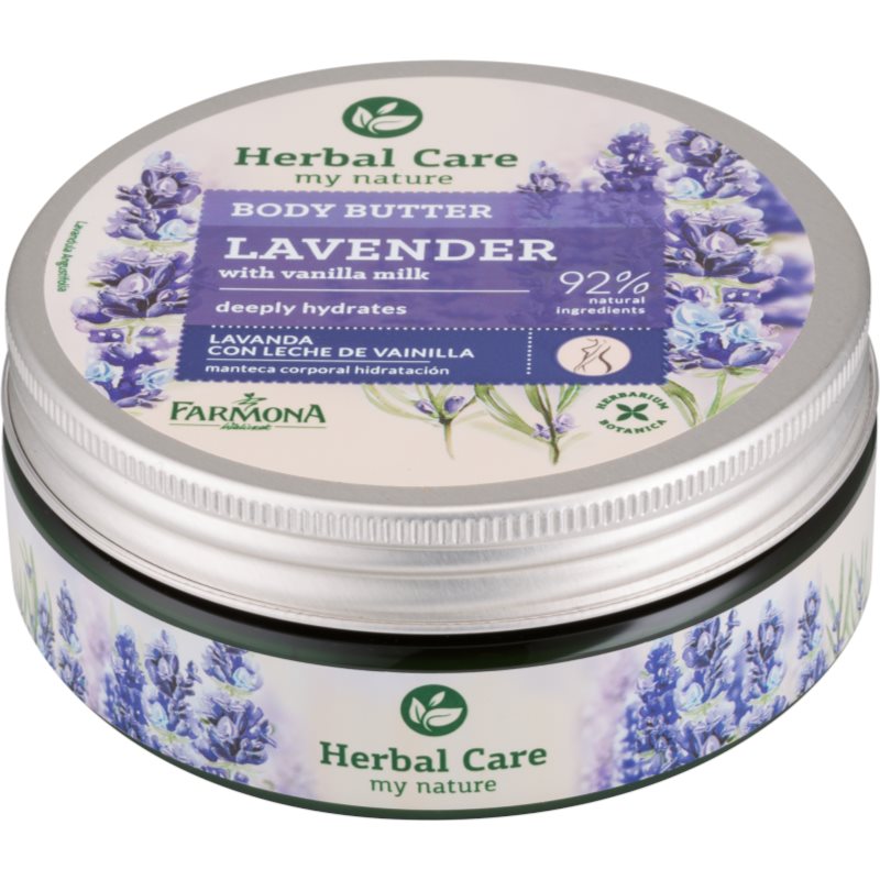Farmona Herbal Care Lavender manteiga corporal de hidratação profunda 200 ml