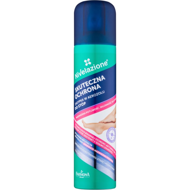 Farmona Nivelazione pudra de picioare Spray împotriva transpirației și a mirosului neplăcut 180 ml