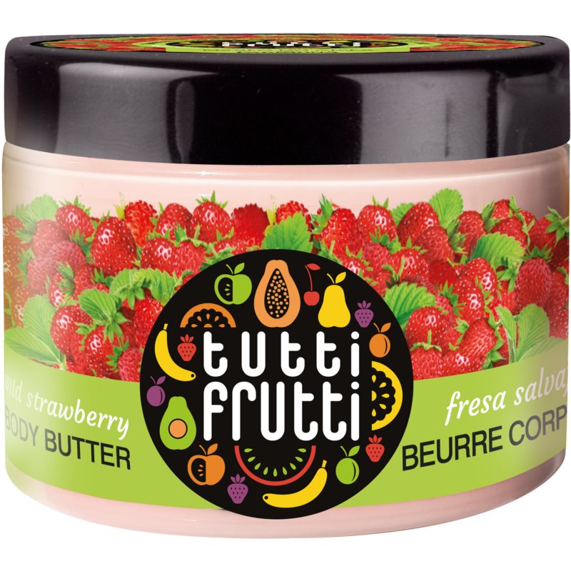Farmona Tutti Frutti Wild Strawberry Körperbutter für samtene Haut 150 ml