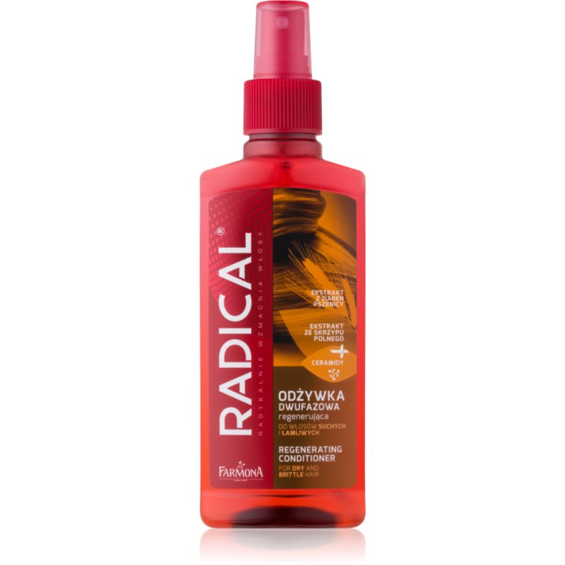 Farmona Radical Dry & Brittle Hair condicionador bifásico sem enxagúar para o cabelo seco e frágil 200 ml