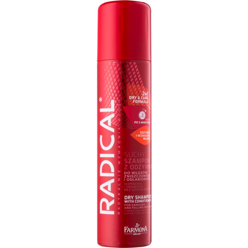 Farmona Radical Hair Loss suchy szampon i odżywka w jednym dla zniszczonych i wypadających włosów 180 ml
