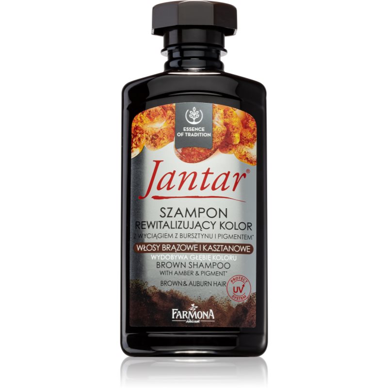 Farmona Jantar szampon do włosów ciemnobrązowych i jasnobrązowych 330 ml