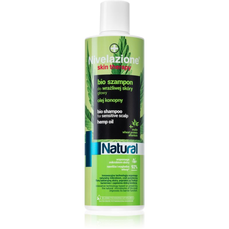 Farmona Nivelazione Natural champô para couro cabeludo sensível e cabelos secos 300 ml