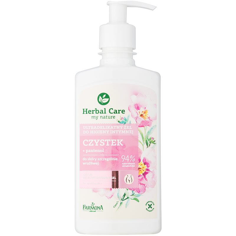 Farmona Herbal Care Cistus gel suave para higiene íntima para pele sensível 330 ml
