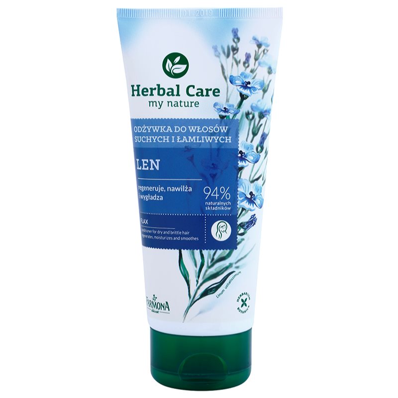 Farmona Herbal Care Flax Seed condicionador regenerador para o cabelo seco e frágil 200 ml