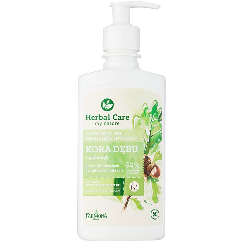 Farmona Herbal Care Oak Bark schützendes Gel für die intime Hygiene 330 ml