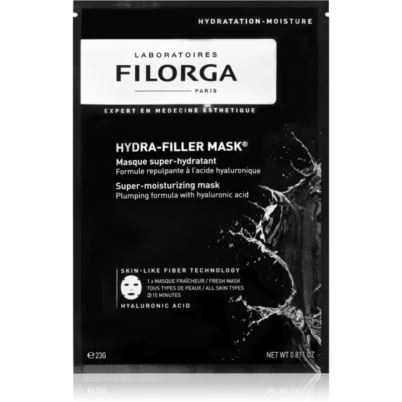 Filorga Hydra Filler feuchtigkeitsspendende Gesichtsmaske mit Hyaluronsäure multipack 12 x 23 g