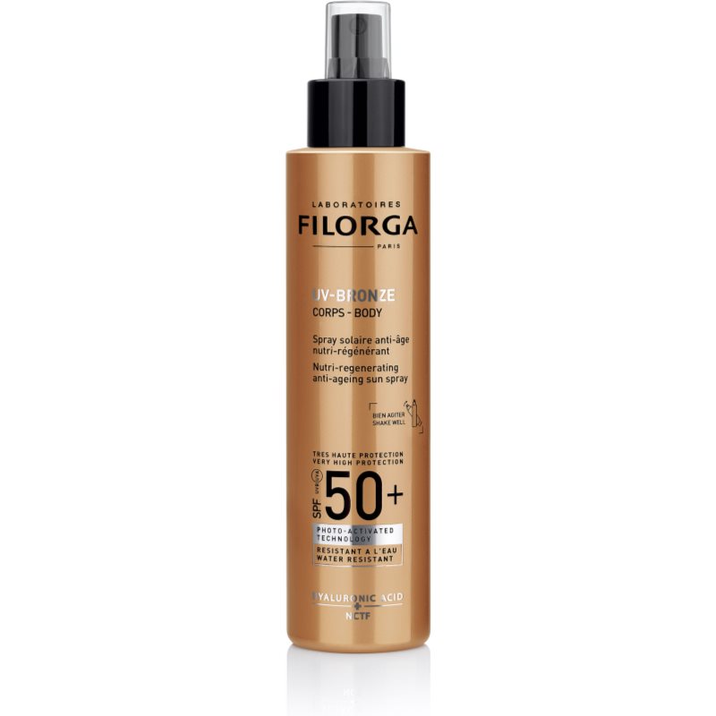 Filorga UV-Bronze cuidado protetor e restaurador anti envelhecimento da pele SPF 50+ 150 ml
