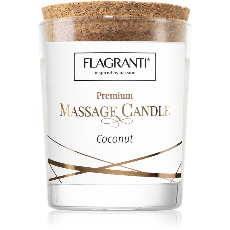 Flagranti Massage Candle Coconut masážní svíčka 70 ml