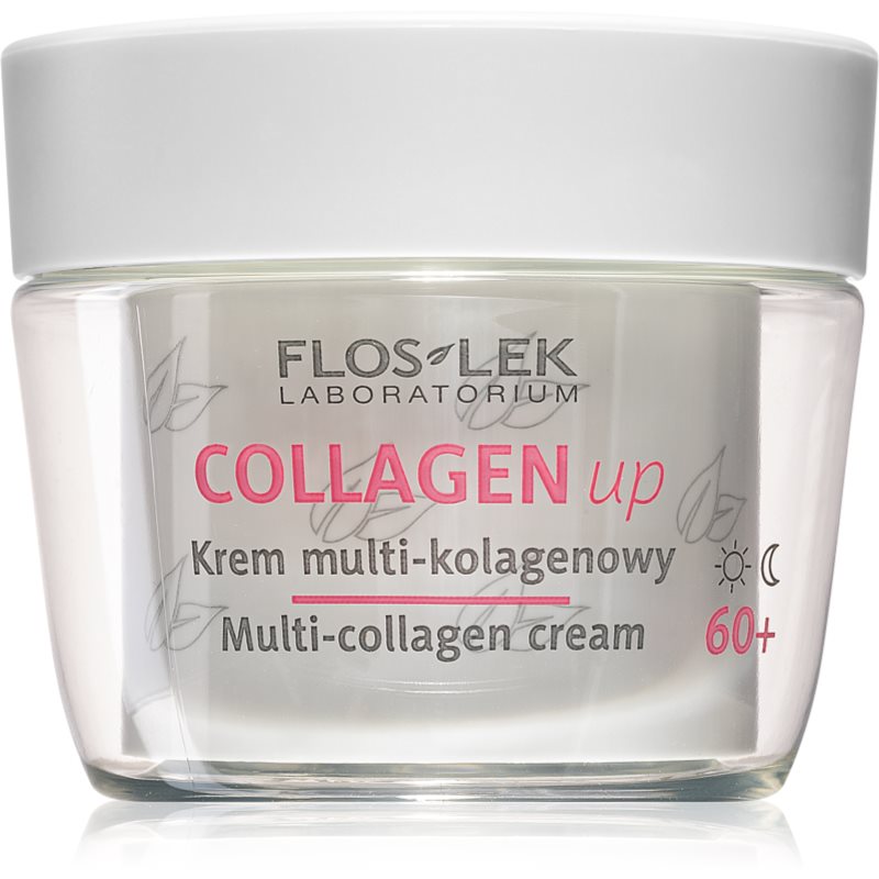 FlosLek Laboratorium Collagen Up creme de dia e noite para tratamento antirrugas 60+ 50 ml