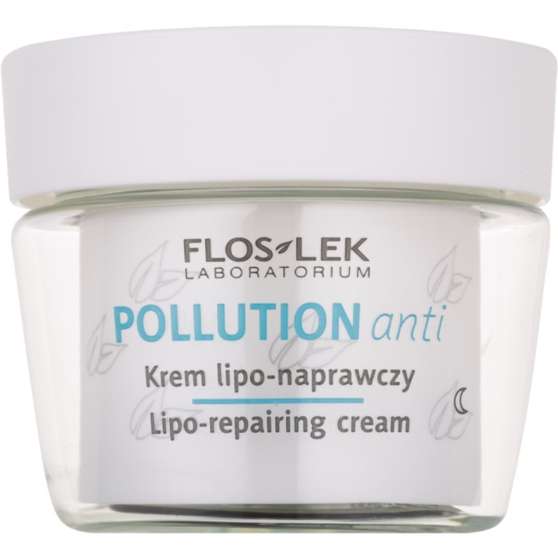 FlosLek Laboratorium Pollution Anti crema regeneradora de noche 50 ml
