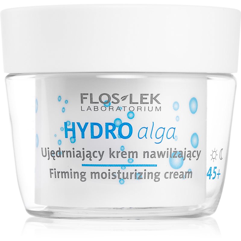 FlosLek Laboratorium Hydro Alga festigende feuchtigkeitsspendende Creme 45+ 50 ml
