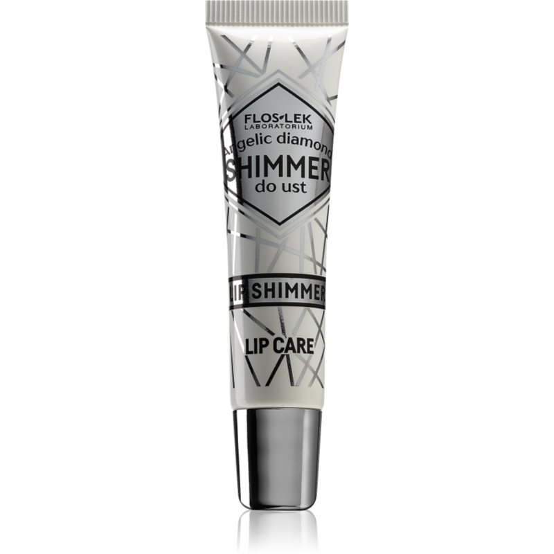 FlosLek Laboratorium Lip Care Shimmer блестящ гланц за устни цвят Angelic Diamond 10 гр.