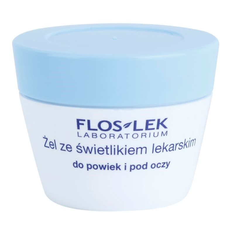 FlosLek Laboratorium Eye Care Gel für den Augenbereich mit Gemeinem Augentrost 10 g