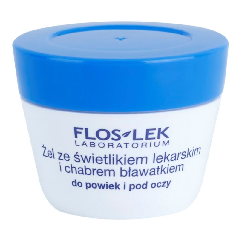 FlosLek Laboratorium Eye Care гел за околоочната зона с очанка и метличина 10 гр.