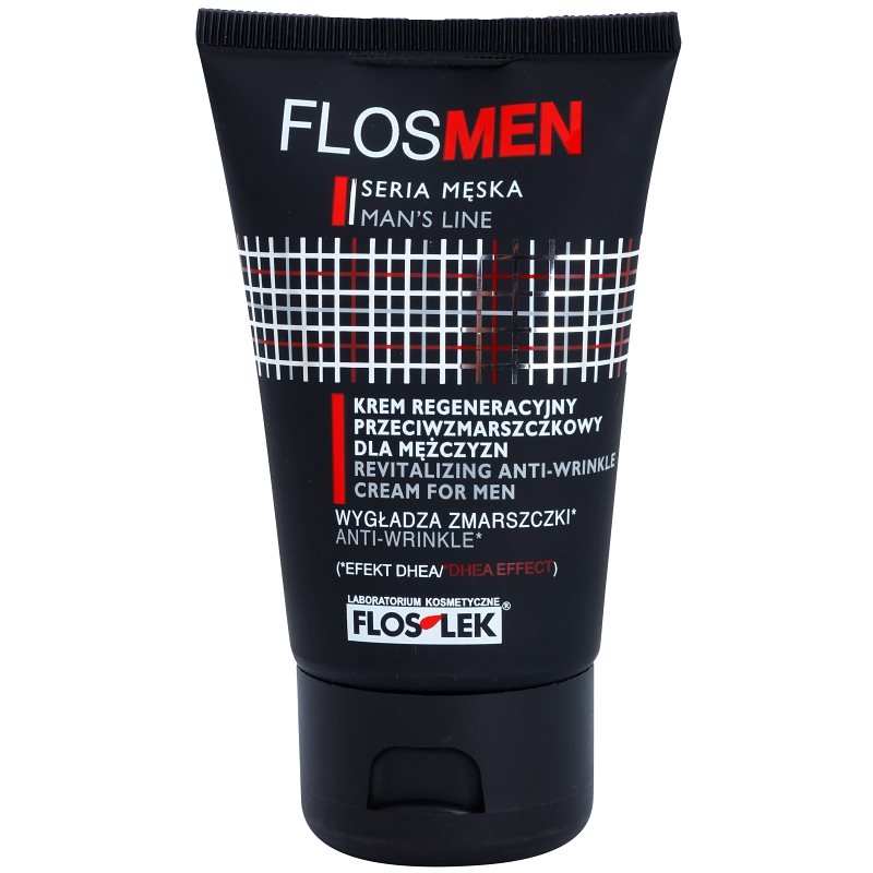 FlosLek Laboratorium FlosMen revitalisierende Gesichtscreme mit Antifalten-Effekt 50 ml