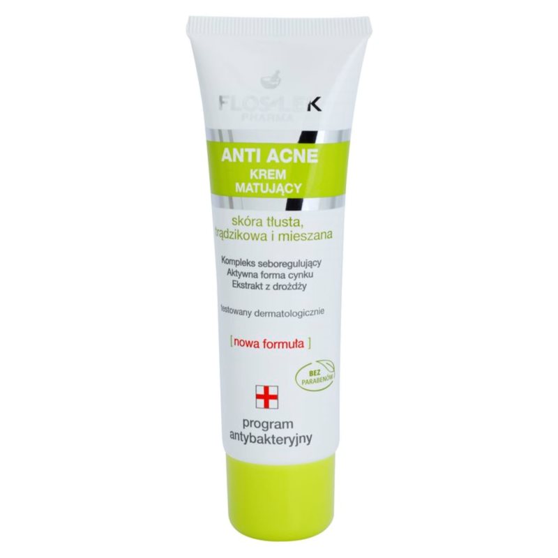 FlosLek Pharma Anti Acne crema matificante para pieles con imperfecciones 50 ml