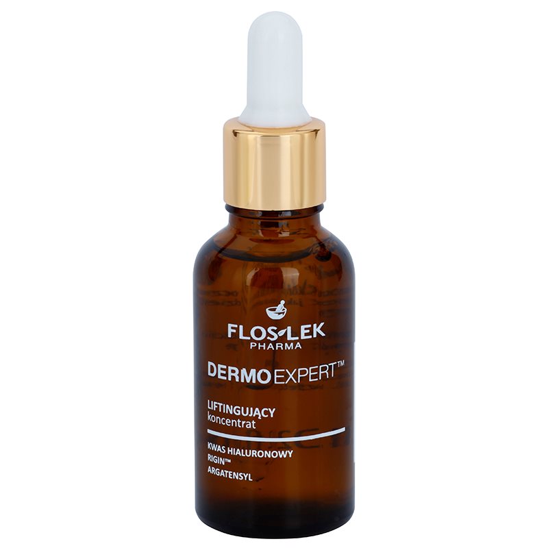 FlosLek Pharma DermoExpert Concentrate liftingové sérum na obličej, krk a dekolt 30 ml