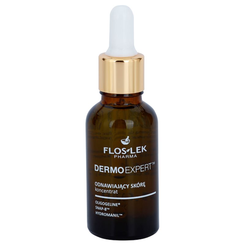 FlosLek Pharma DermoExpert Concentrate възстановяващ серум за лице за лице, врат и деколкте 30 мл.